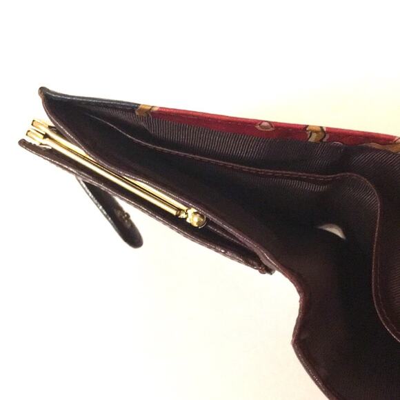 LISETTE leather wallet women Paisley coin pouch - Picture 10 of 11